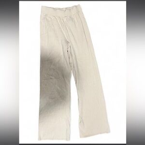 Abercrombie & Fitch Soft Beige Ribbed Pants